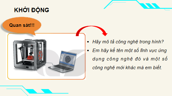 Giáo án điện tử Công nghệ 10 Kết nối tri thức Bài 4: Một số công nghệ mới | PPT Công nghệ 10