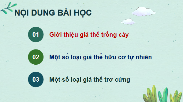 Giáo án điện tử Công nghệ 10 Kết nối tri thức Bài 5: Giá thể trồng cây | PPT Công nghệ 10