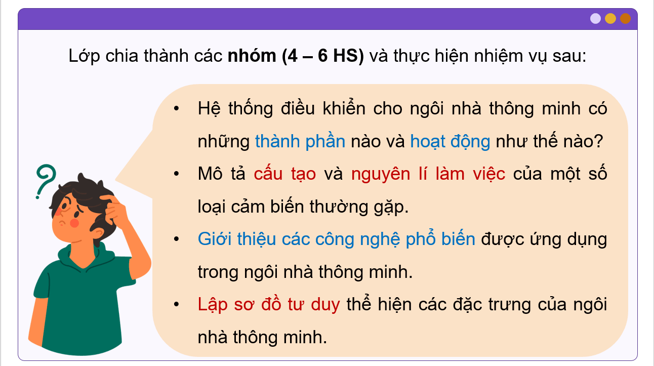 Giáo án điện tử Chuyên đề Công nghệ 10 Kết nối tri thức Bài 4: Hệ thống điều khiển trong ngôi nhà thông minh | PPT Chuyên đề Công nghệ 10