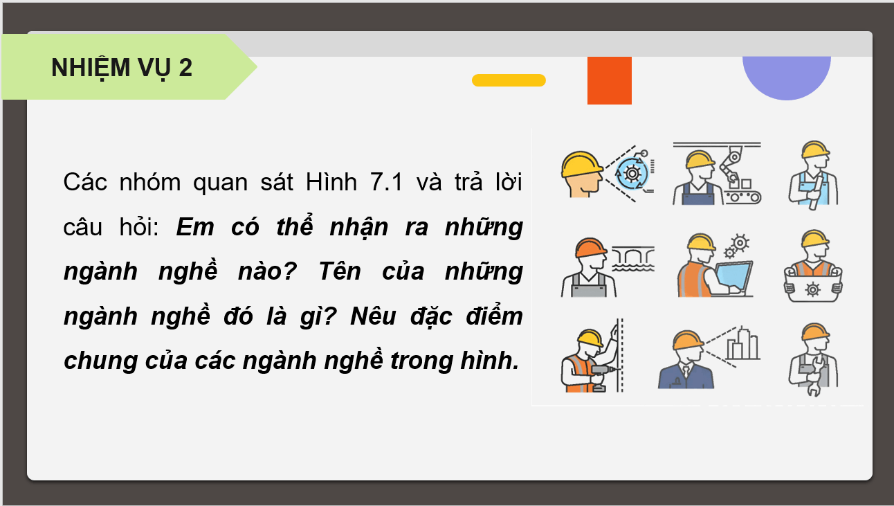 Giáo án điện tử Chuyên đề Công nghệ 10 Kết nối tri thức Bài 7: STEM và nghề nghiệp STEM | PPT Chuyên đề Công nghệ 10