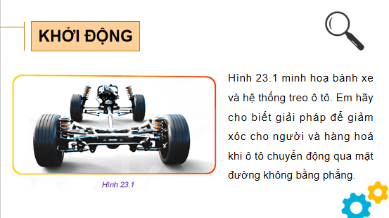 Giáo án điện tử Công nghệ 11 Kết nối tri thức Bài 23: Bánh xe và hệ thống treo ô tô | PPT Công nghệ 11