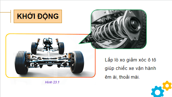 Giáo án điện tử Công nghệ 11 Kết nối tri thức Bài 23: Bánh xe và hệ thống treo ô tô | PPT Công nghệ 11