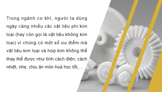 Giáo án điện tử Công nghệ 11 Kết nối tri thức Bài 5: Vật liệu phi kim loại | PPT Công nghệ 11