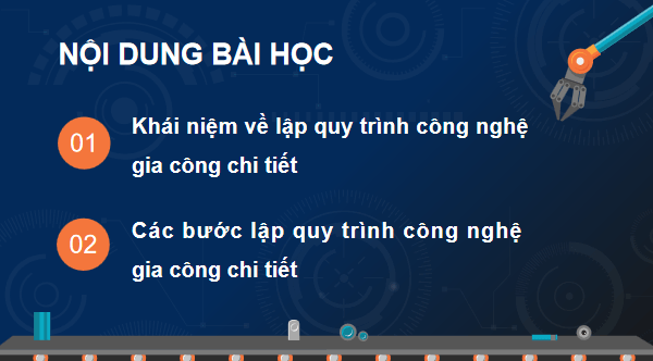 Giáo án điện tử Công nghệ 11 Kết nối tri thức Bài 9: Quy trình công nghệ gia công chi tiết | PPT Công nghệ 11