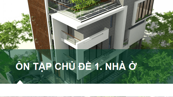 Giáo án điện tử Công nghệ 6 Kết nối tri thức Ôn tập chương 1: Nhà ở | PPT Công nghệ 6