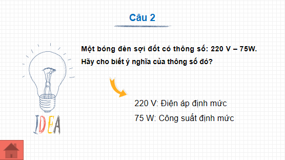 Giáo án điện tử Công nghệ 6 Kết nối tri thức Ôn tập chương 4: Đồ dùng điện trong già đình | PPT Công nghệ 6