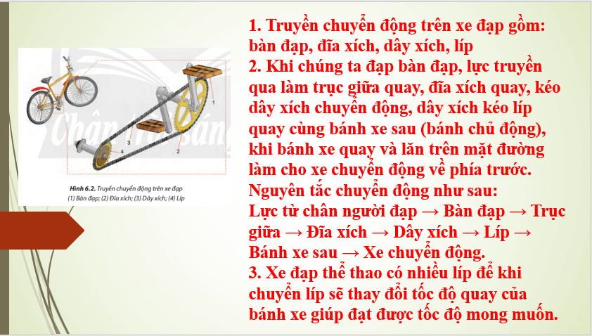 Giáo án điện tử Công nghệ 8 Bài 6: Truyền và biến đổi chuyển động | PPT Công nghệ 8 Chân trời sáng tạo