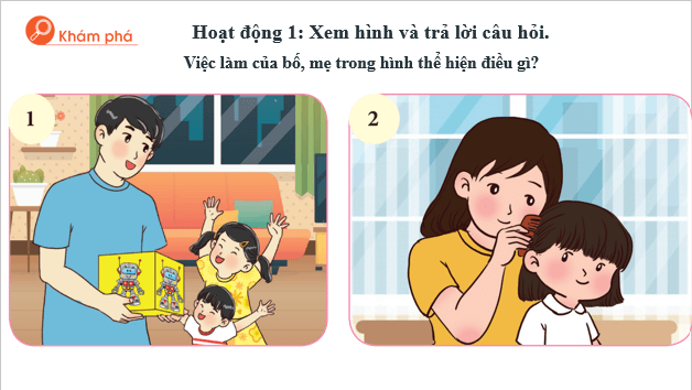 Giáo án điện tử Đạo đức lớp 1 Chân trời sáng tạo Bài 1: Mái ấm gia đình | PPT Đạo đức lớp 1