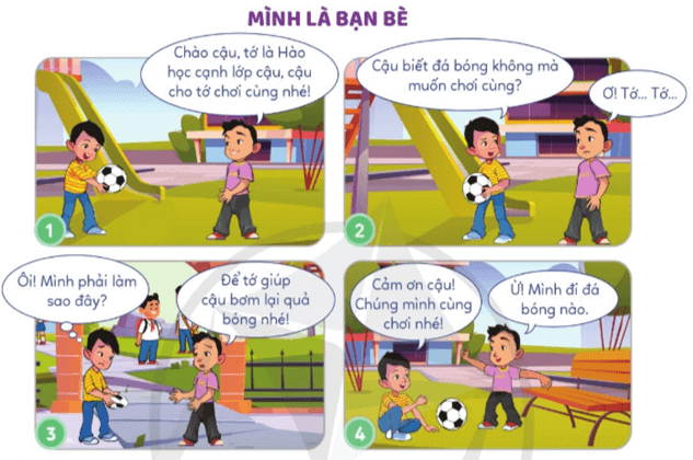 Giáo án Đạo đức lớp 4 Bài 9: Em làm quen với bạn bè | Cánh diều