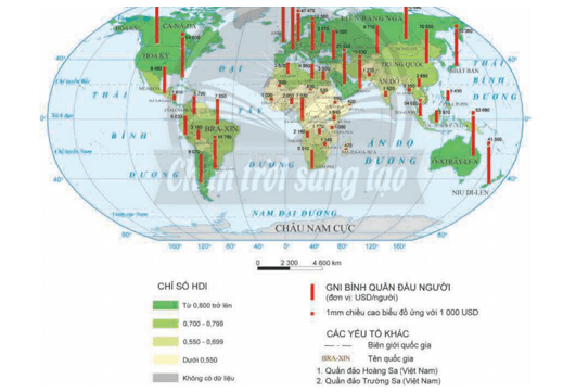 Giáo án Địa Lí 11 Chân trời sáng tạo Bài 1: Sự khác biệt về trình độ phát triển kinh tế - xã hội của các nhóm nước