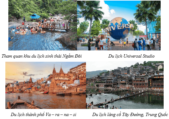 Giáo án Chuyên đề Địa Lí 11 Kết nối tri thức Một số loại hình du lịch phổ biến trên thế giới