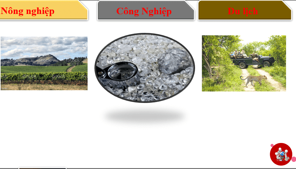 Giáo án điện tử Địa 11 Kết nối tri thức Bài 31: Kinh tế Cộng hòa Nam Phi | PPT Địa Lí 11