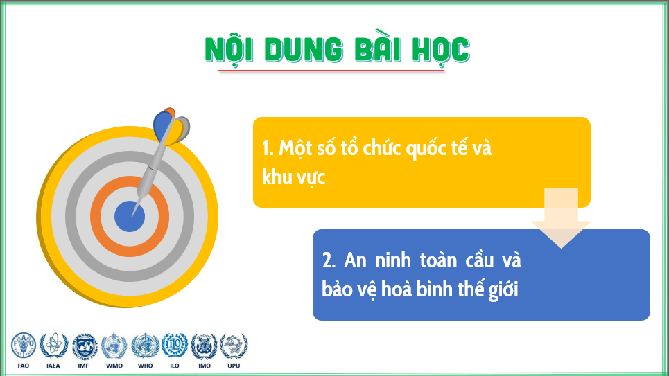 Giáo án điện tử Địa 11 Kết nối tri thức Bài 4: Một số tổ chức quốc tế và khu vực, an ninh toàn cầu | PPT Địa Lí 11