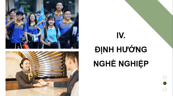 Giáo án điện tử Chuyên đề Địa 11 Kết nối tri thức Định hướng nghề nghiệp | PPT Chuyên đề Địa Lí 11