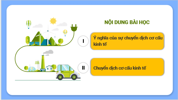 Giáo án điện tử Địa Lí 12 Kết nối tri thức Bài 10: Chuyển dịch cơ cấu kinh tế | PPT Địa 12