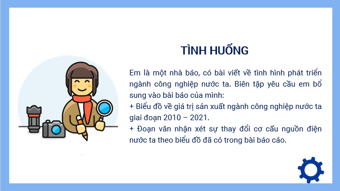 Giáo án điện tử Địa Lí 12 Kết nối tri thức Bài 18: Thực hành: Vẽ biểu đồ, nhận xét và giải thích tình hình phát triển ngành công nghiệp | PPT Địa 12