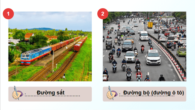 Giáo án điện tử Địa Lí 12 Chân trời sáng tạo Bài 21: Giao thông vận tải và bưu chính viễn thông | PPT Địa 12