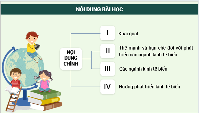 Giáo án điện tử Địa Lí 12 Kết nối tri thức Bài 26: Phát triển kinh tế biển ở Duyên hải Nam Trung Bộ | PPT Địa 12