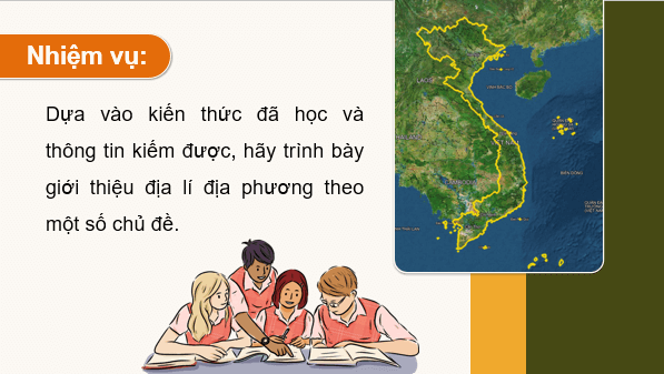 Giáo án điện tử Địa Lí 12 Kết nối tri thức Bài 35: Thực hành: Tìm hiểu địa lí địa phương | PPT Địa 12