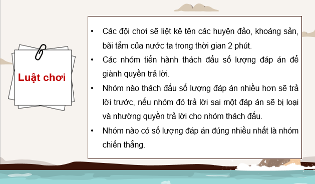Giáo án điện tử Địa Lí 12 Chân trời sáng tạo Bài 37: Phát triển kinh tế và đảm bảo an ninh quốc phòng ở Biển Đông và các đảo, quần đảo | PPT Địa 12