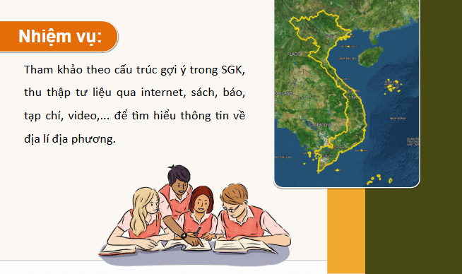 Giáo án điện tử Địa Lí 12 Chân trời sáng tạo Bài 39: Thực hành: Tìm hiểu địa lí địa phương | PPT Địa 12