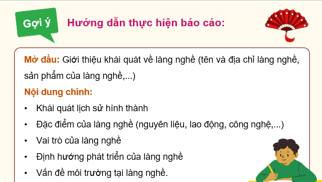 Giáo án điện tử Chuyên đề Địa 12 Kết nối tri thức Thực hành: Tìm hiểu làng nghề ở địa phương | PPT Chuyên đề Địa Lí 12