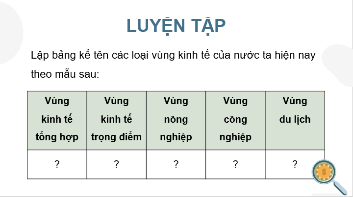 Giáo án điện tử Chuyên đề Địa 12 Kết nối tri thức Thực hành: Tìm hiểu và viết báo cáo về vùng kinh tế ở nước ta | PPT Chuyên đề Địa Lí 12