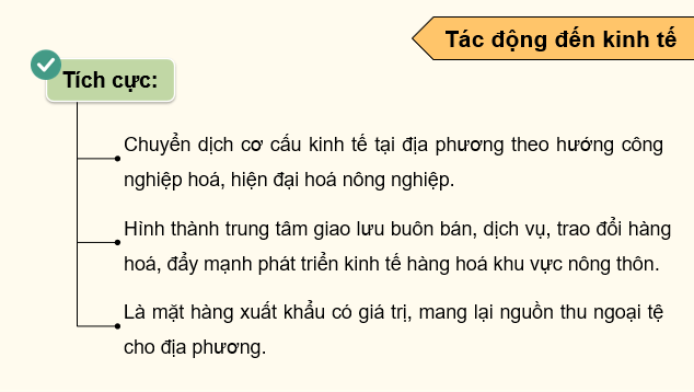 Giáo án điện tử Chuyên đề Địa 12 Chân trời sáng tạo Vai trò và tác động của làng nghề đến phát triển kinh tế, xã hội và tài nguyên, môi trường | PPT Chuyên đề Địa Lí 12