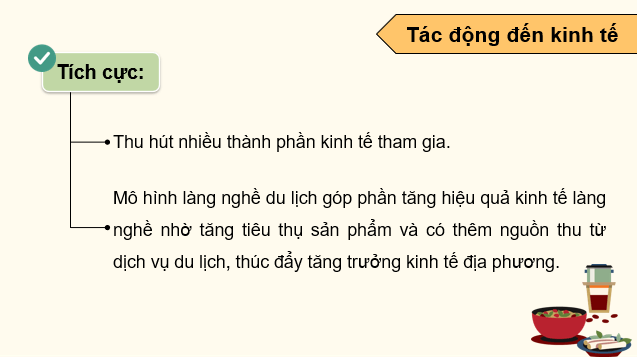 Giáo án điện tử Chuyên đề Địa 12 Chân trời sáng tạo Vai trò và tác động của làng nghề đến phát triển kinh tế, xã hội và tài nguyên, môi trường | PPT Chuyên đề Địa Lí 12