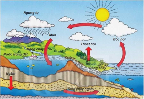 Giáo án Địa Lí 6 Kết nối tri thức Bài 19: Thủy quyển và vòng tuần hoàn lớn của nước (ảnh 1)