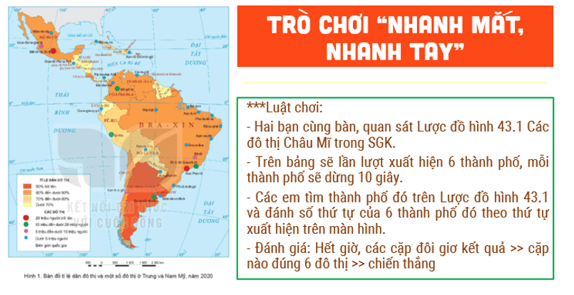 Giáo án Địa Lí 7 Kết nối tri thức Bài 17: Đặc điểm dân cư, xã hội Trung và Nam Mỹ, khai thác, sử dụng và bảo vệ rừng A ma dôn