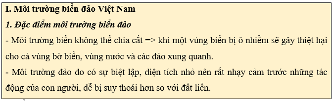 Giáo án Địa Lí 8 Cánh diều Bài 12: Môi trường và tài nguyên biển đảo Việt Nam