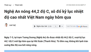 Giáo án Địa Lí 8 Cánh diều Bài 8: Tác động của biến đổi khí hậu đối với khí hậu và thuỷ văn Việt Nam