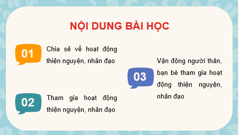 Giáo án điện tử HĐTN 7 Kết nối tri thức Bài 2: Tham gia hoạt động thiện nguyện | PPT Hoạt động trải nghiệm 7