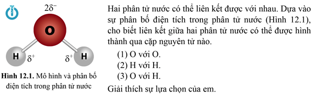 Giáo án Hóa 10 Cánh diều Bài 12: Liên kết hydrogen và tương tác Van Der Waals