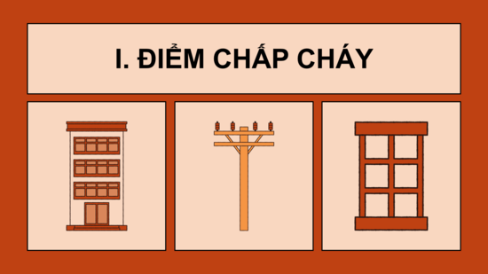 Giáo án điện tử Chuyên đề Hóa 10 Kết nối tri thức Bài 6: Điểm chớp cháy. Nhiệt độ ngọn lửa. Nhiệt độ tự bốc cháy | PPT Chuyên đề Hóa học 10