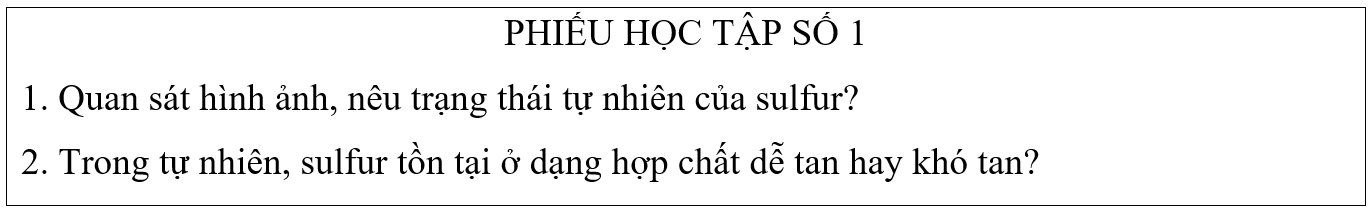 Giáo án Hóa học 11 Cánh diều Bài 6: Sulfur và sulfur dioxide