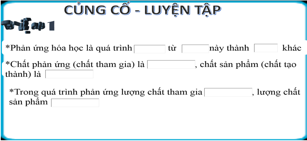 Giáo án Hóa học 8 Bài 13: Phản ứng hóa học mới nhất