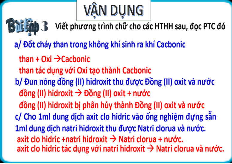 Giáo án Hóa học 8 Bài 13: Phản ứng hóa học mới nhất