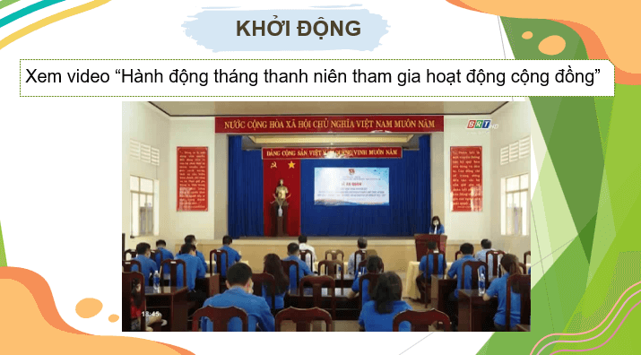 Giáo án điện tử HĐTN 10 Kết nối tri thức Chủ đề 6: Tham gia xây dựng cộng đồng | PPT Hoạt động trải nghiệm 10