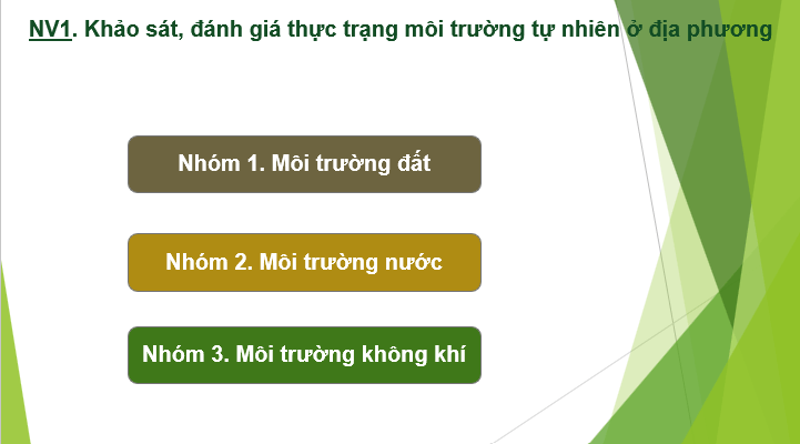Giáo án điện tử HĐTN 10 Kết nối tri thức Chủ đề 8: Bảo vệ môi trường tự nhiên | PPT Hoạt động trải nghiệm 10