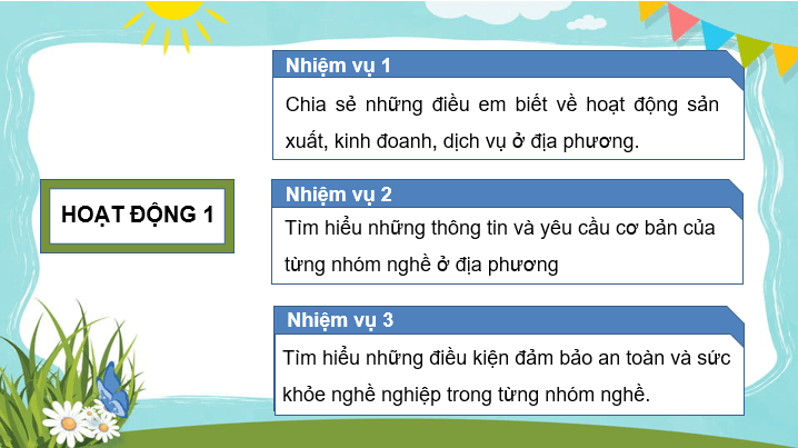 Giáo án điện tử HĐTN 10 Kết nối tri thức Chủ đề 9: Tìm hiểu nghề nghiệp | PPT Hoạt động trải nghiệm 10
