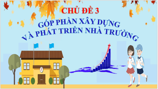 Giáo án điện tử HĐTN 11 Chân trời sáng tạo Chủ đề 3: Góp phần xây dựng và phát triển nhà trường | PPT Hoạt động trải nghiệm 11