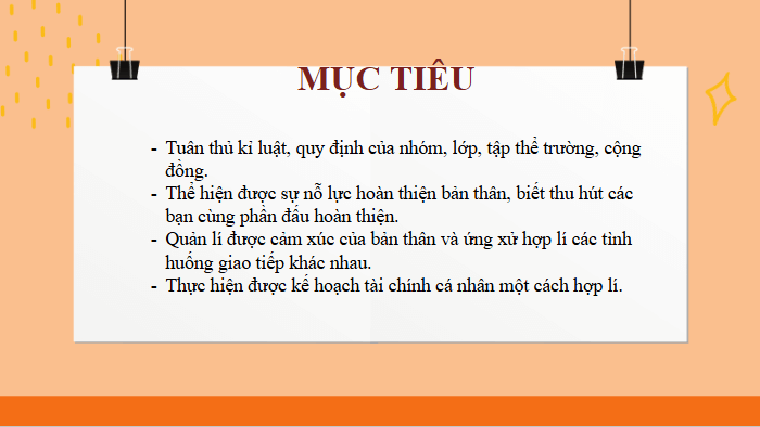 Giáo án điện tử HĐTN 11 Kết nối tri thức Chủ đề 3: Rèn luyện bản thân | PPT Hoạt động trải nghiệm 11