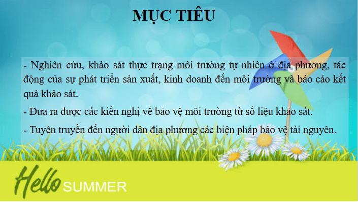 Giáo án điện tử HĐTN 11 Kết nối tri thức Chủ đề 7: Bảo vệ môi trường | PPT Hoạt động trải nghiệm 11