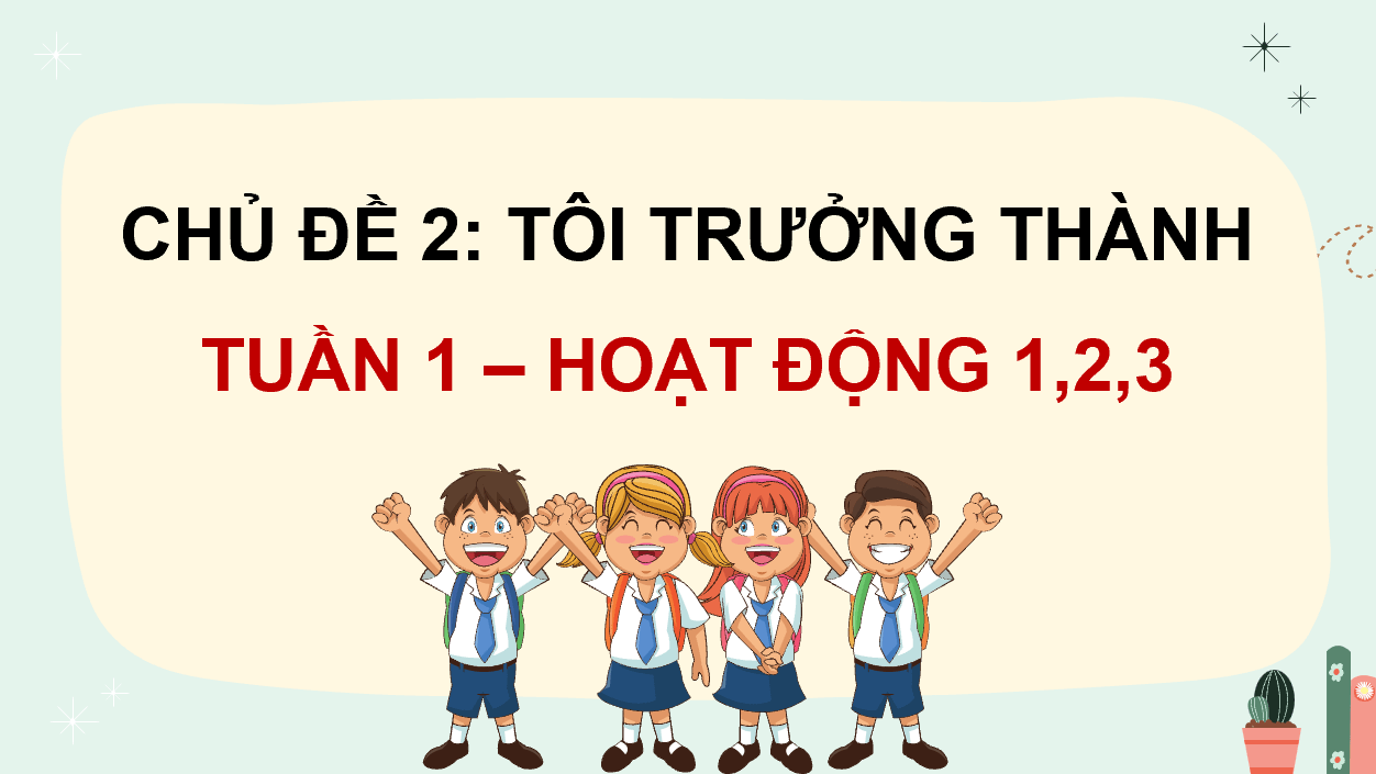 Giáo án điện tử HĐTN 12 Kết nối tri thức Chủ đề 2: Tôi trưởng thành | PPT Hoạt động trải nghiệm 12