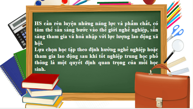 Giáo án điện tử HĐTN 12 Chân trời sáng tạo Chủ đề 8: Sẵn sàng học tập và lao động | PPT Hoạt động trải nghiệm 12