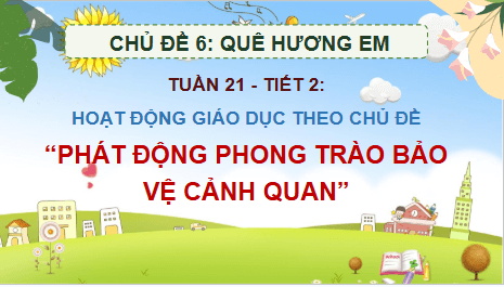 Giáo án điện tử HĐTN lớp 2 Cánh diều Tuần 21 | PPT Hoạt động trải nghiệm lớp 2