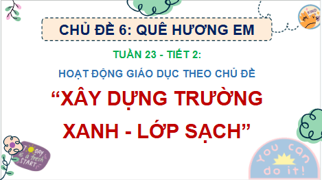 Giáo án điện tử HĐTN lớp 2 Cánh diều Tuần 23 | PPT Hoạt động trải nghiệm lớp 2