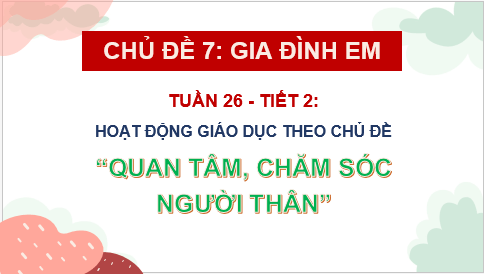 Giáo án điện tử HĐTN lớp 2 Cánh diều Tuần 26 | PPT Hoạt động trải nghiệm lớp 2